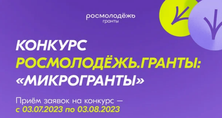 Конкурс Росмолодёжь.Гранты: «Микрогранты».
